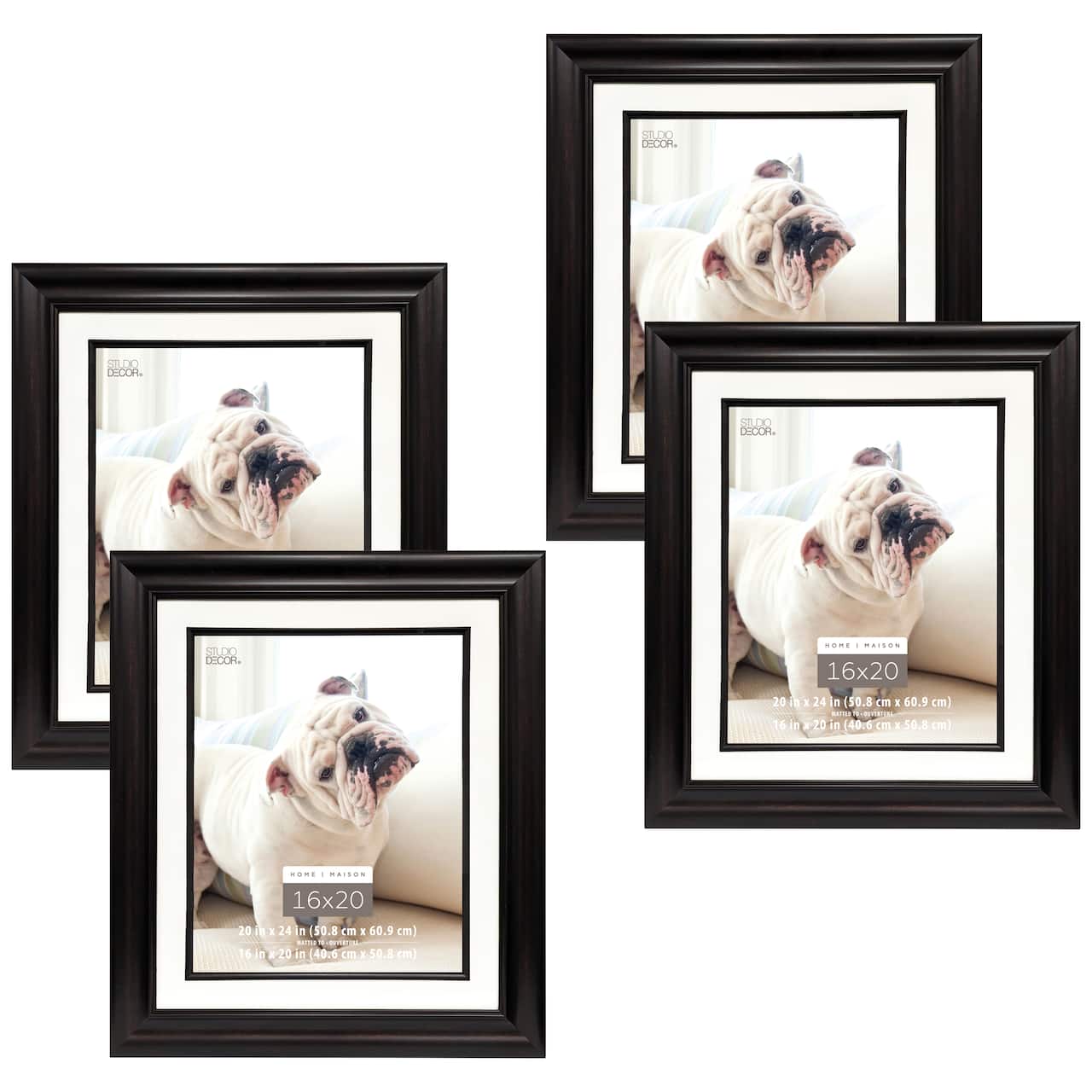 4 Pack: Bronze Scoop Frame With Mat, Home Collection by Studio Décor®